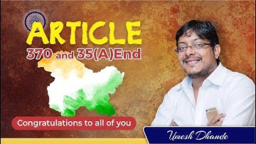 Article 370 and 35(A)End, Congratulations to all of you