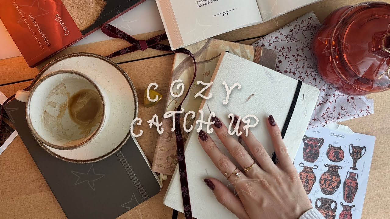 cozy catch up ✴︎ creative projects, thoughts on journaling, books, 2026 lineup?