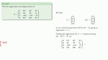 Eigenvectors Without Determinants:  Seedlings