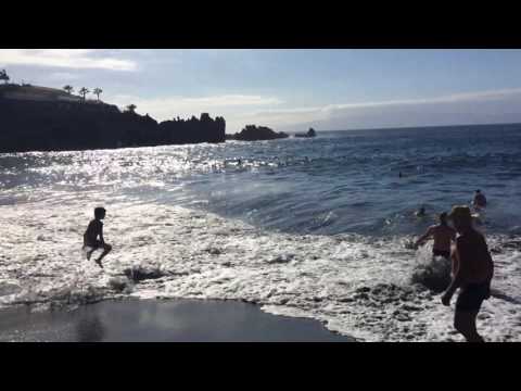 Tenerife пляж с чёрным песком