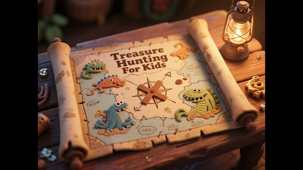 Поиск сокровищ для детей | Пиратская охота за сокровищами | Детская охота за сокровищами | Сундук...