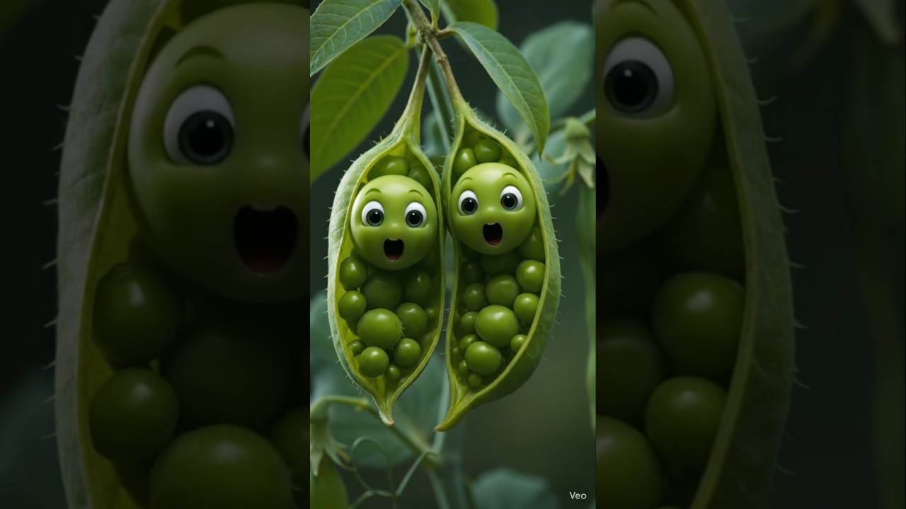 Cute Pea Baby Funny Tamil Short | 4K Cinematic Comedy Animation | Funny Vegetable Story😂🤣