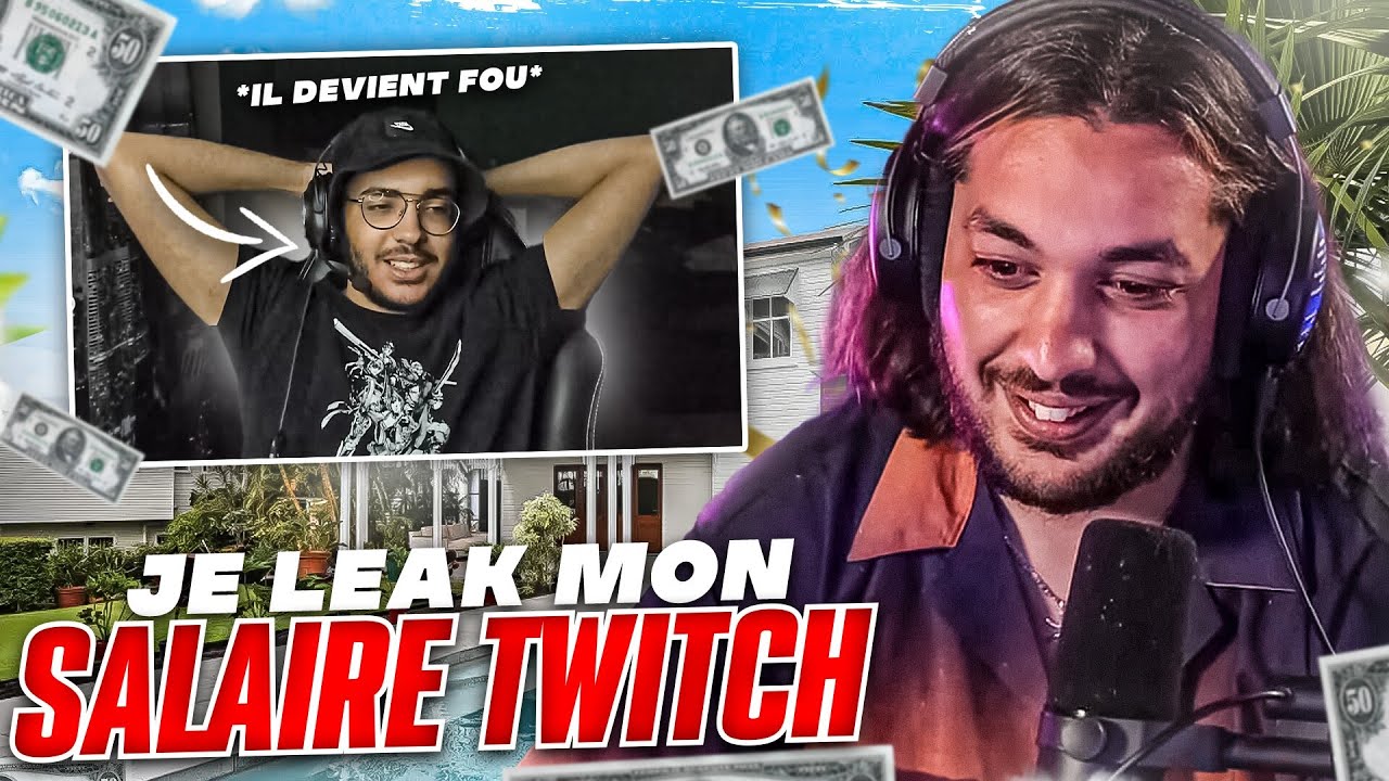 Je leak mon salaire twitch à Mowraa, il devient fou !