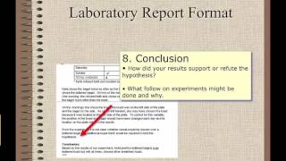 Lab Report and Experimental Design