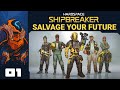 Starship Dissection Simulator! - Let's Play Hardspace: Shipbreaker [Salvage Your Future] - Part 1