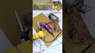 Home BYGON security 🤣🤣 Project #tech#dcmotor #homesecurity #diysecurity