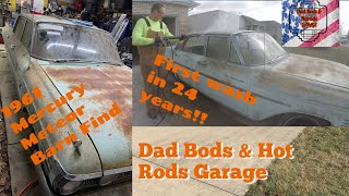 1961 Mercury Meteor barn find bring home and wash