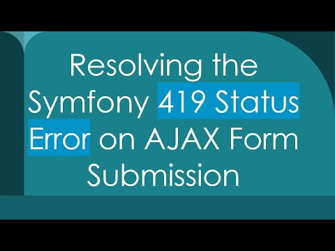 Resolving the Symfony