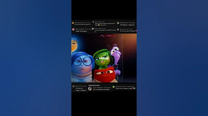 anger and disgust😂❤️💚#insideout #insideout2 #anger #disgust #foryou #fyp #foryourpage #shorts #edit