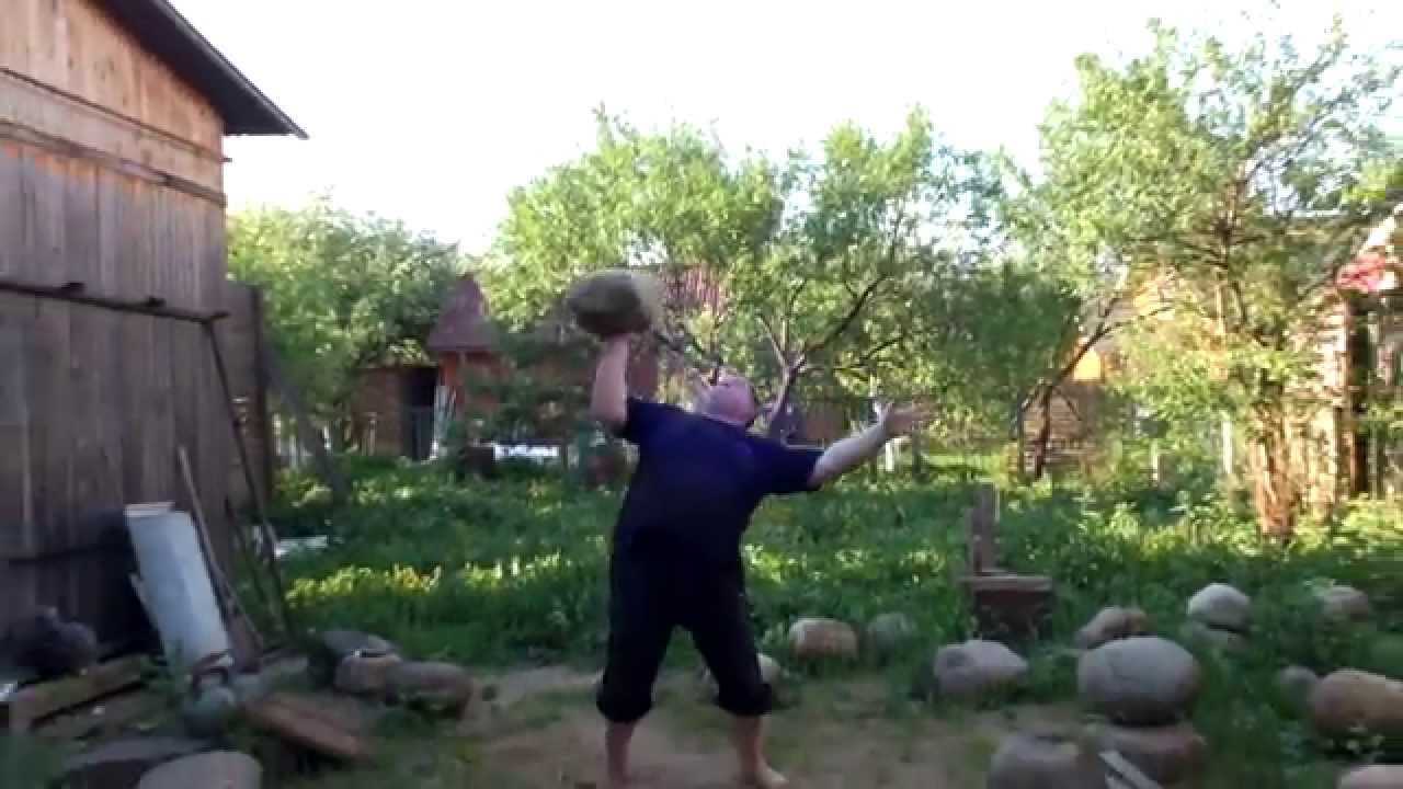 ONE HAND 68,5 KG STONE PRESS ЖИМ КАМНЯ 68,5 КГ ОДНОЙ РУКОЙ