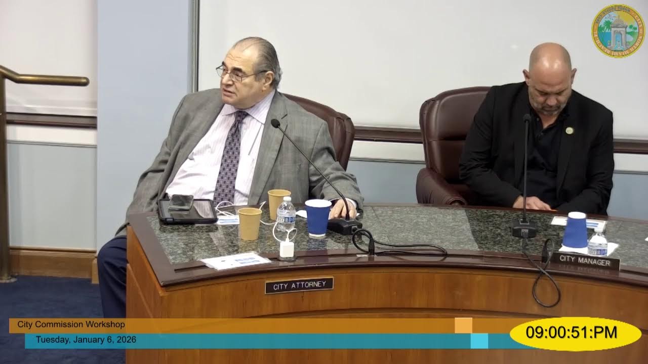 City NMB - City Commission Workshop 1/6/2026