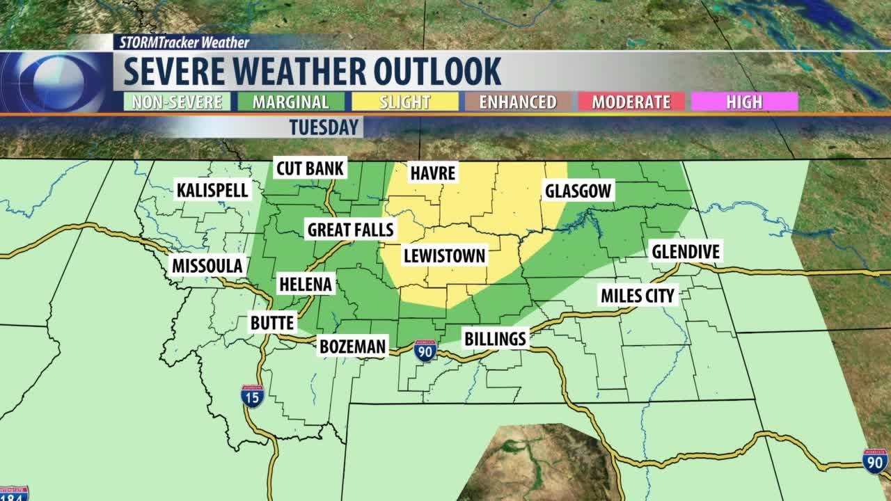 Threat for severe weather continues Tuesday - YouTube