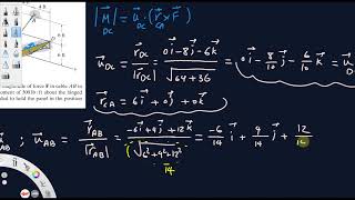 Solving problem 62 from chapter 4 static