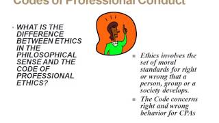 Codes Of Professional Conduct In Auditing