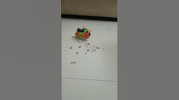 Mini Brush Robot Made At Home #homemade #robot #technology #technogamerz #art #shorts