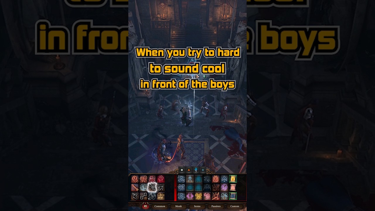 when you try too hard to sound cool in front of the boys #baldursgate3