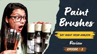 Episode 2 - Review Of Art Right Brushes Amazon Find I Got Best Combo Deal From Amazon