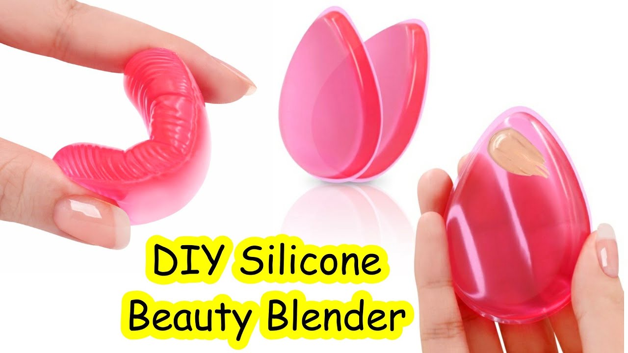 DIY silicone beauty blenderhow to make beauty blender at home