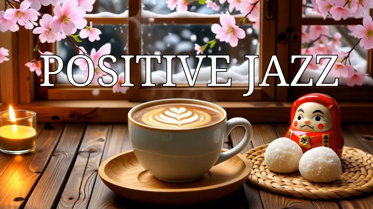Positive February Jazz Café ☕ Happy Winter Morning Jazz, Smooth Bossa Nova & Piano to Start the Day