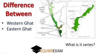 What is the difference between western ghat and eastern ghat