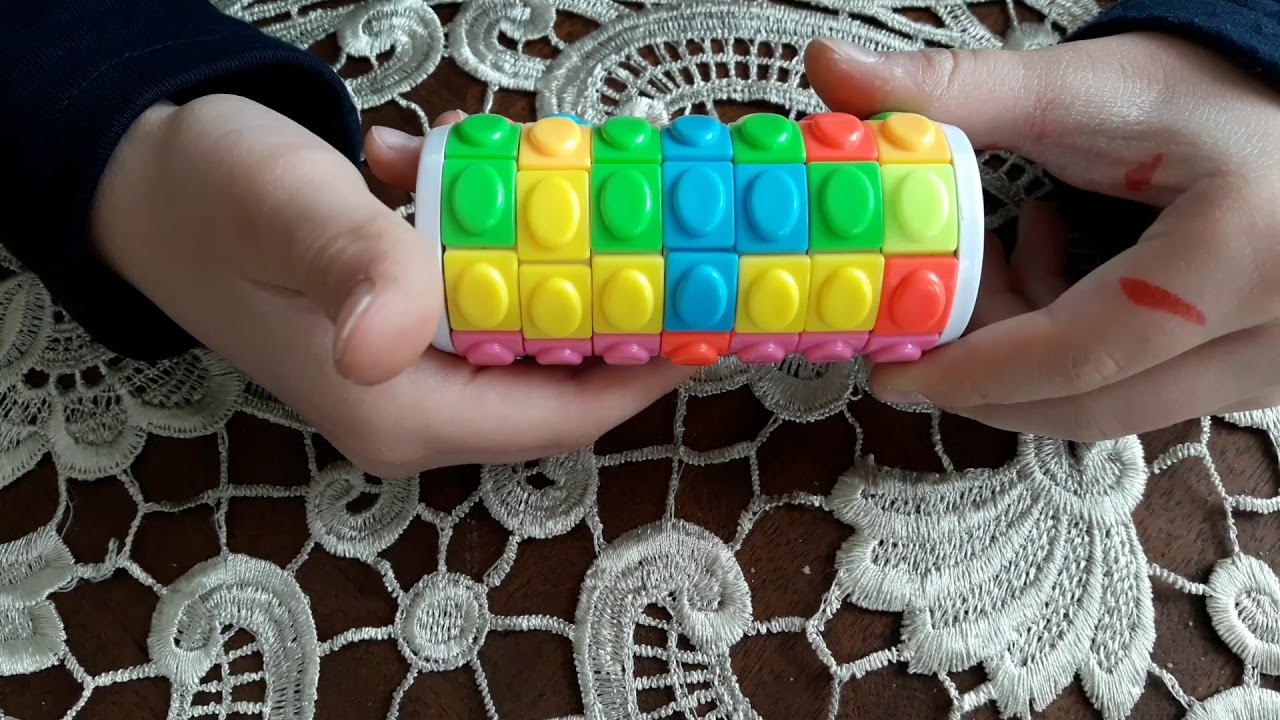 Как сложить пятнашку округлой формы - YouTube