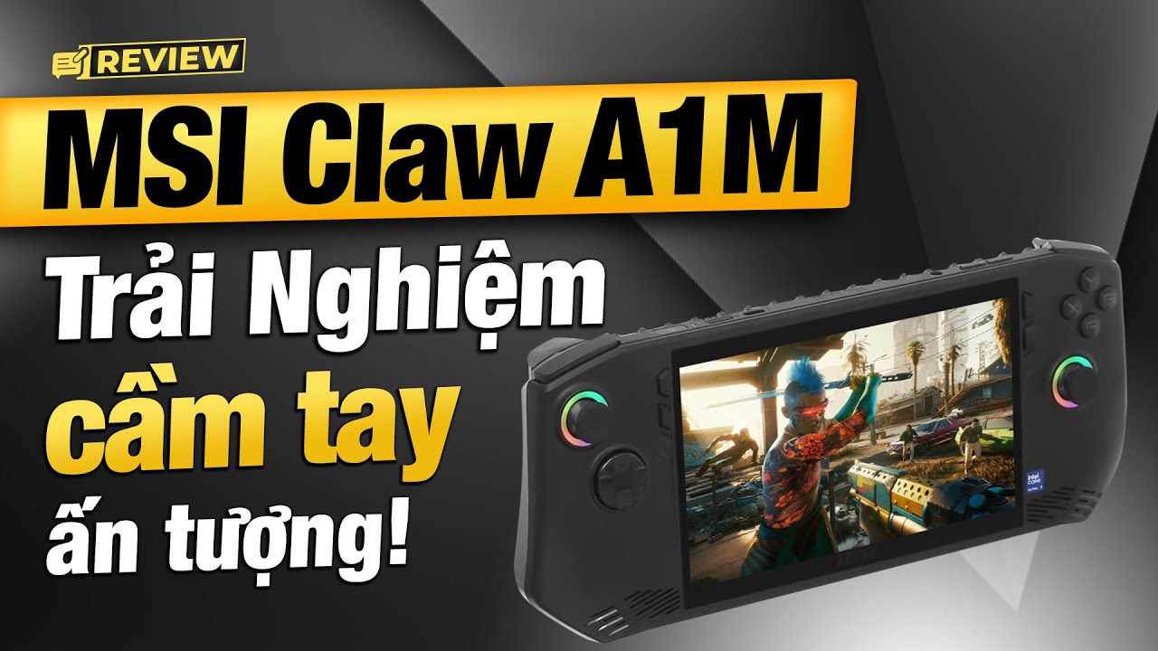 🎥 Máy chơi game cầm tay MSI Claw A1M - Trải nghiệm ẤN TƯỢNG! ‣ Thế Giới Di Động — Video review, click xem trên YouTube