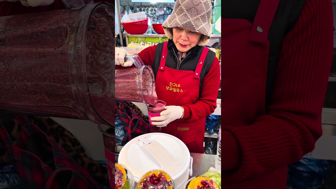 Best Street Juice in Korea? | ASMR Fruit 