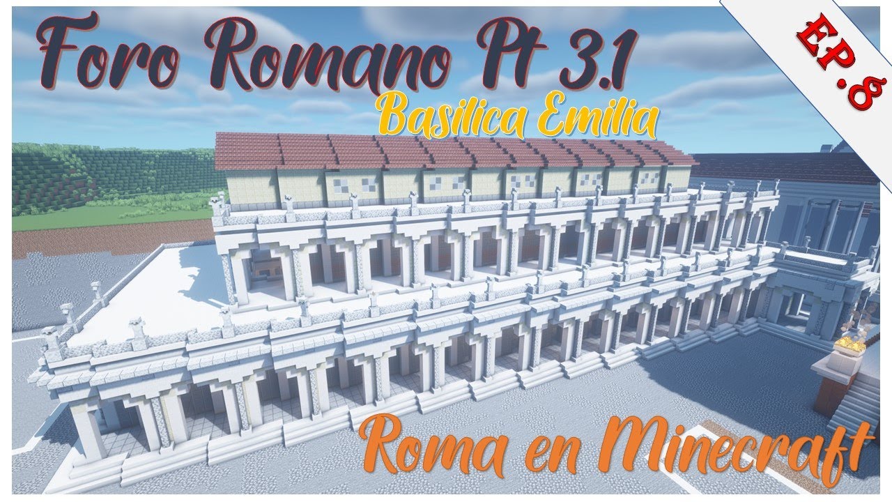 📐🏛 Construcciones en Minecraft || Roma - FORO Romano Ep.3 - YouTube