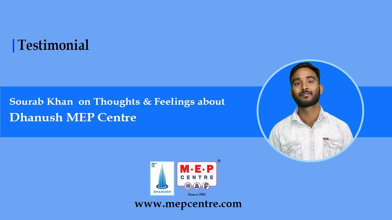 Happy to Skill Mr. Sourab Khan in MEP Design. 