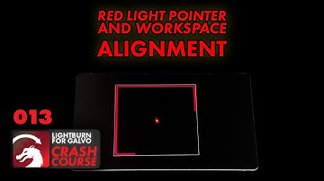 Red Light Pointer and Workspace Alignment Guide for Laser Marking Machines
