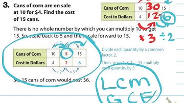 6.RP.3a Ratio Tables - missing number
