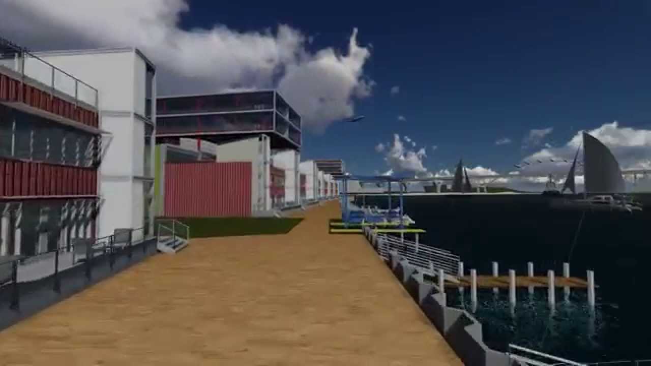 Thesis Animation -- Encased: Inhabiting the Working Waterfront