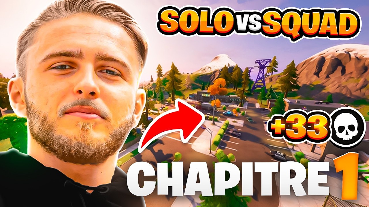 Le retour des 30 KILLS en SOLO SQUAD sur le CHAPITRE 1 ! (la game de fou)