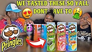 TRYING AWKWARD PRINGLES FLAVORS SO YALL DONT HAVE TOO (HILARIOUS) @Rastaswisher30  @TeronBihh95