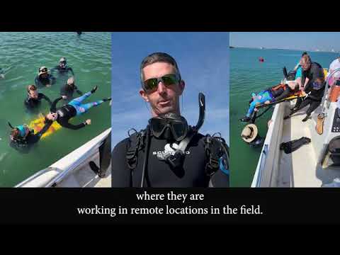 (AD) Diving Safely for Science: Zach Foltz, Science Diving Safety Officer (Audio Described)
