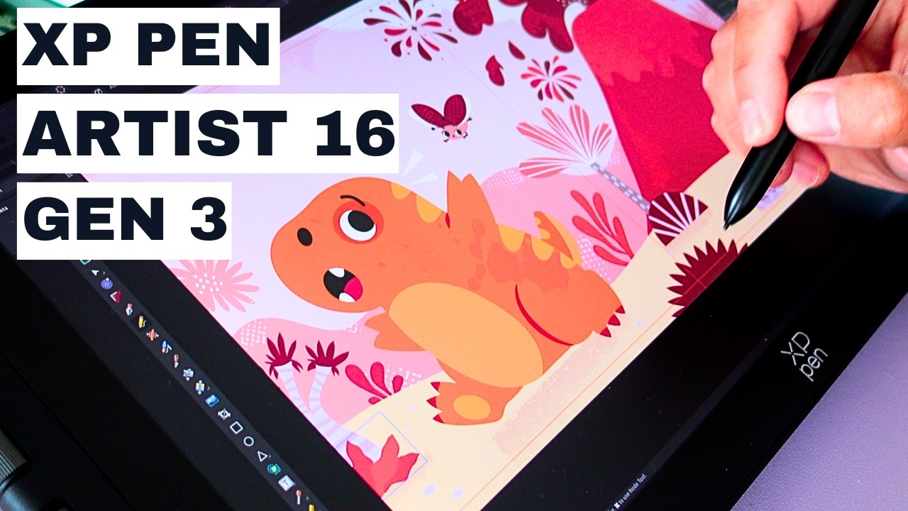 XP-Pen Artist 16 (3rd Gen) Drawing Display: Unboxing & First