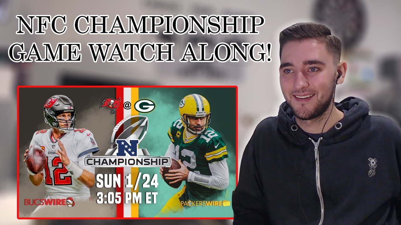 British Guy's Live Reaction to Buccaneers vs Packers | NFC Championship 2021 | Stream Highlights