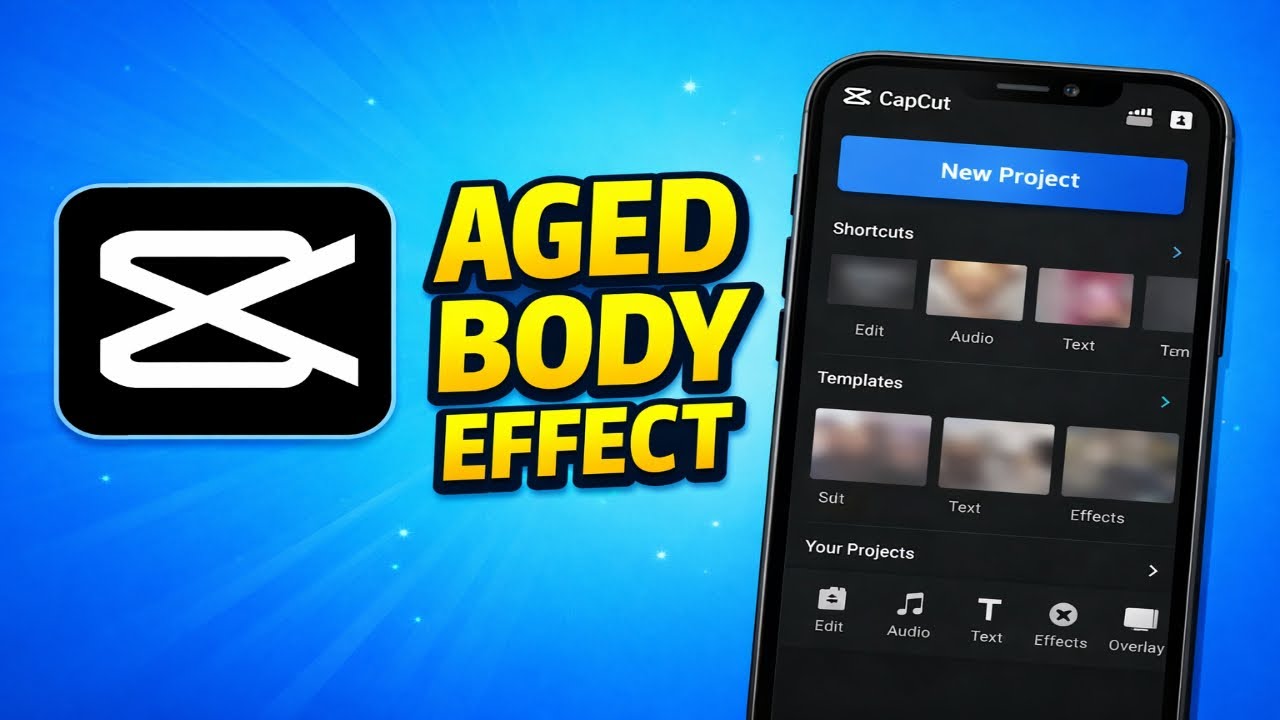 Как добавить эффект старения тела в CapCut (2026)