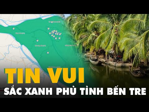 Video Bến Tre sắc xanh phủ toàn tỉnh, Tiền Giang không còn... - youtube