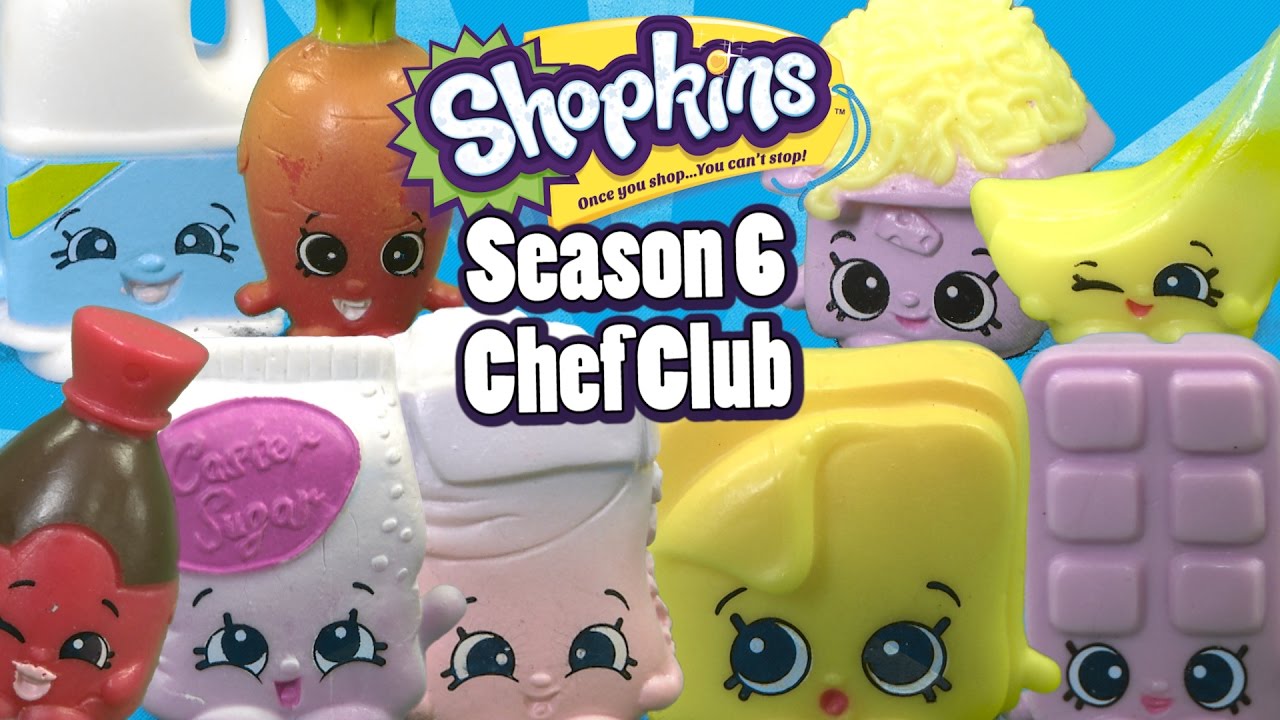 Shopkins Season 6 Chef Club 5 Pack & 12 Pack from Moose Toys