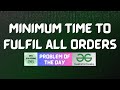 #832 GFG POTD | Minimum time to fulfil all orders | GFG Solutions | 28-12-2025