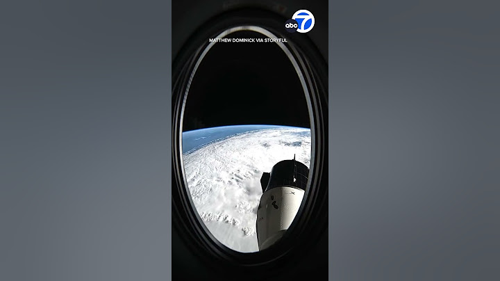 Dramatic footage shows Hurricane Milton from space