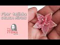 Tutorial - Flor tejida delica miyuki 