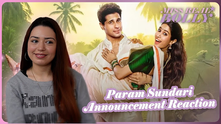 Param Sundari - Announcement Reaction | Sidharth M | Janhvi K | Dinesh V | Tushar J | 25th July 2025