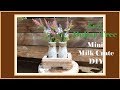 Mini Dollar Tree DIY Farmhouse Milk Bottle Crate