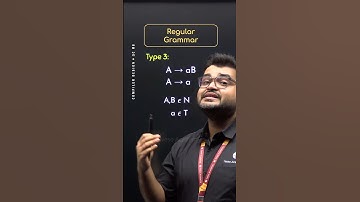 Type 3 of reguliere grammatica #CompilerDesign #NesoAcademy #QuickConcepts