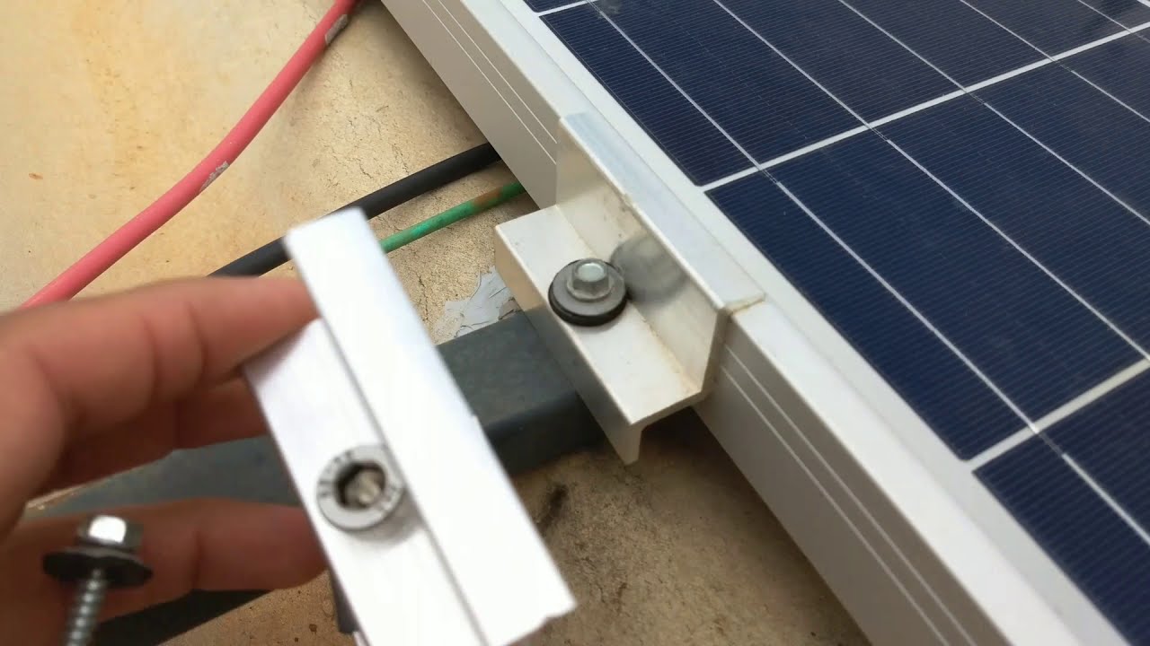 Como economizei quase R$1000 com suporte de fixação para placa solar