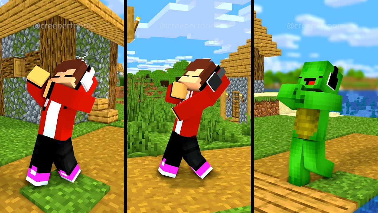 JJ and Mikey Epic Battle! Who Won ? - Maizen Minecraft Animation  | Epic ROBLOX Funny Compilation