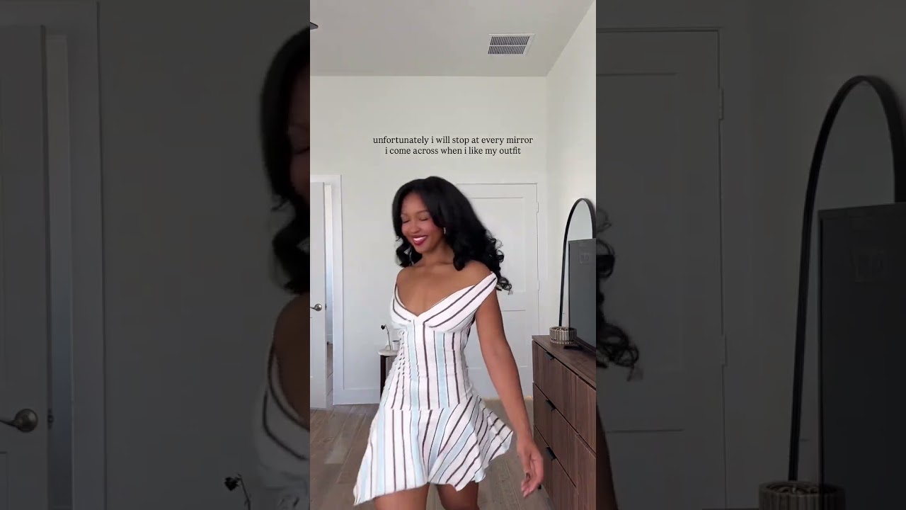 I can't help but stop at every mirror