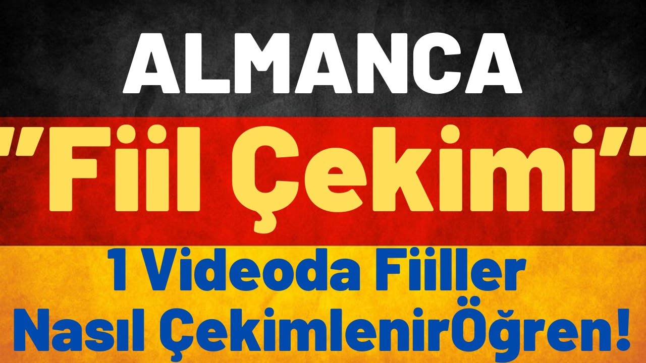 Ders 30 Almanca A1Temel Seviye / Fiil Çekimleri #deutsch #deutschlernen #deutschkurs #almancaa1